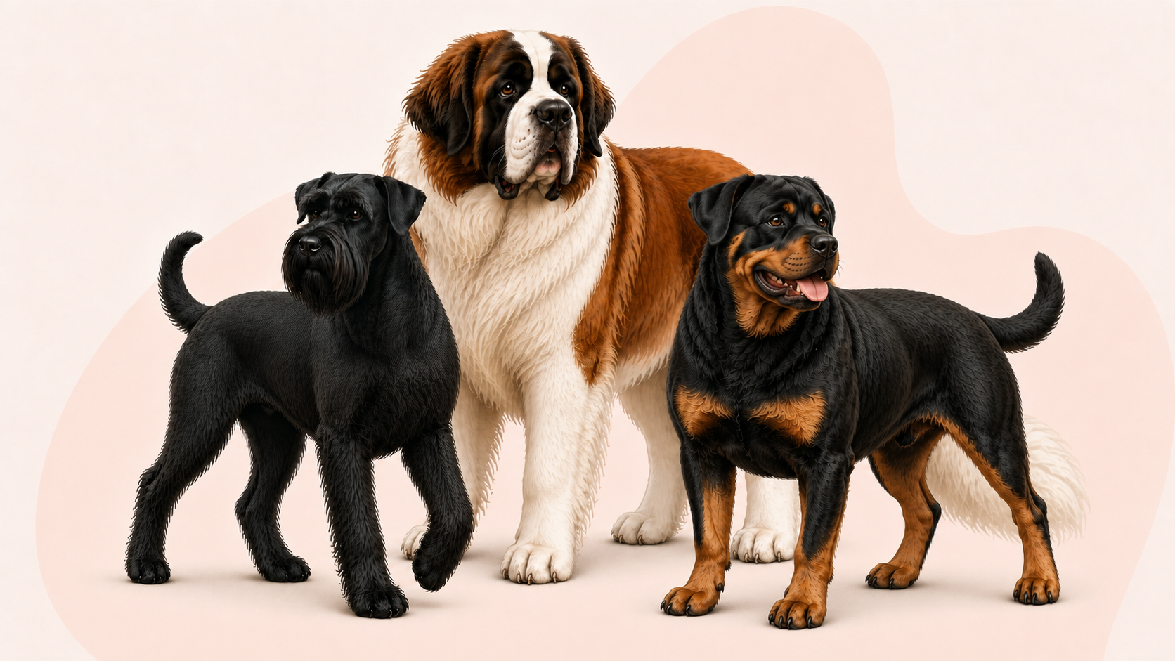 Grupp 2: Schnauzer och pinscher, molosser och bergshundar samt sennenhundar